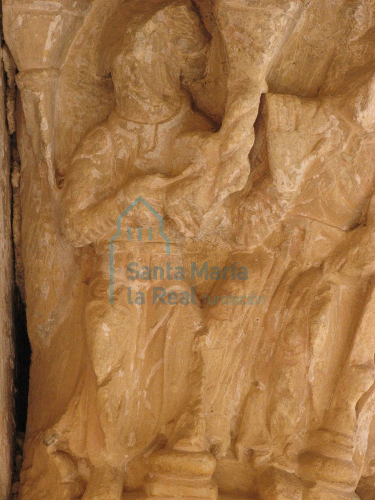 Detalle del capitel de la portada