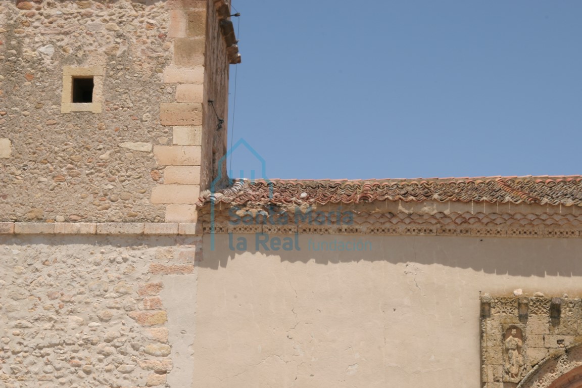 Detalle de la fachada meridional