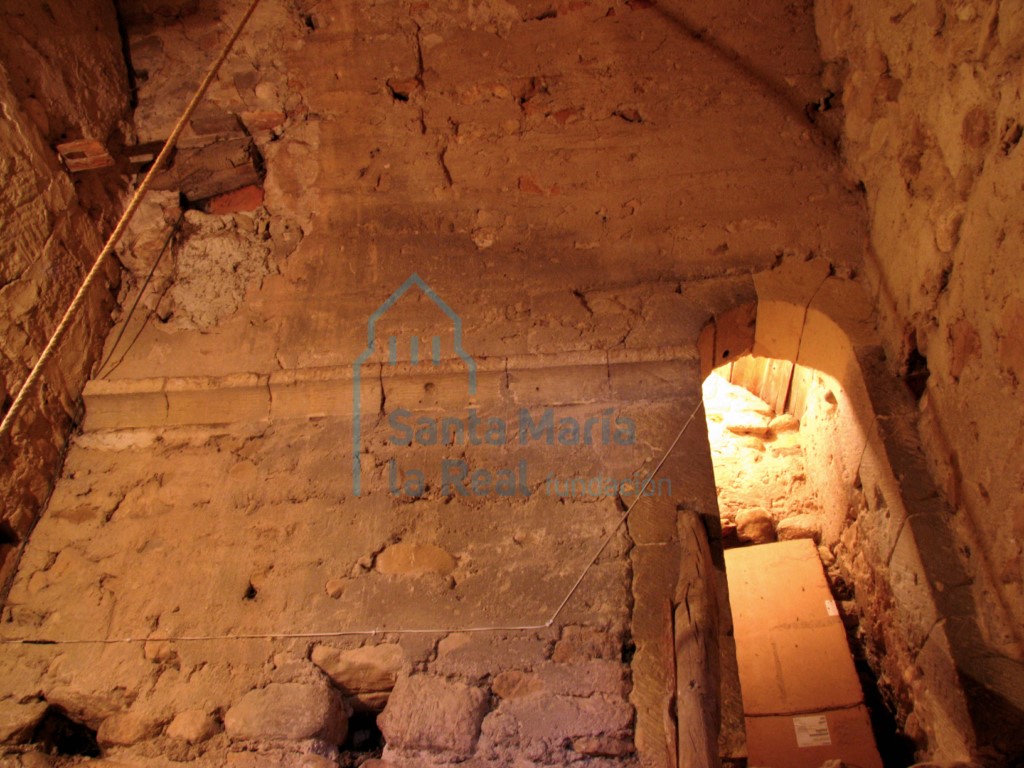 Interior del piso inferior de la torre