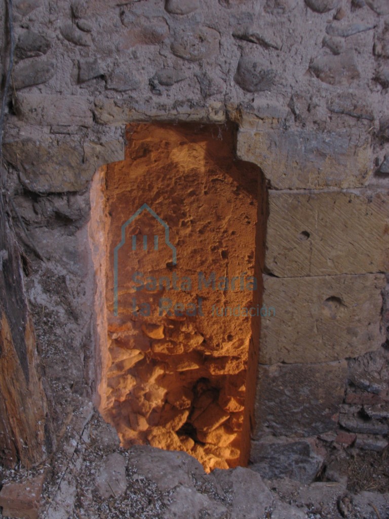 Acceso a los pisos de la torre