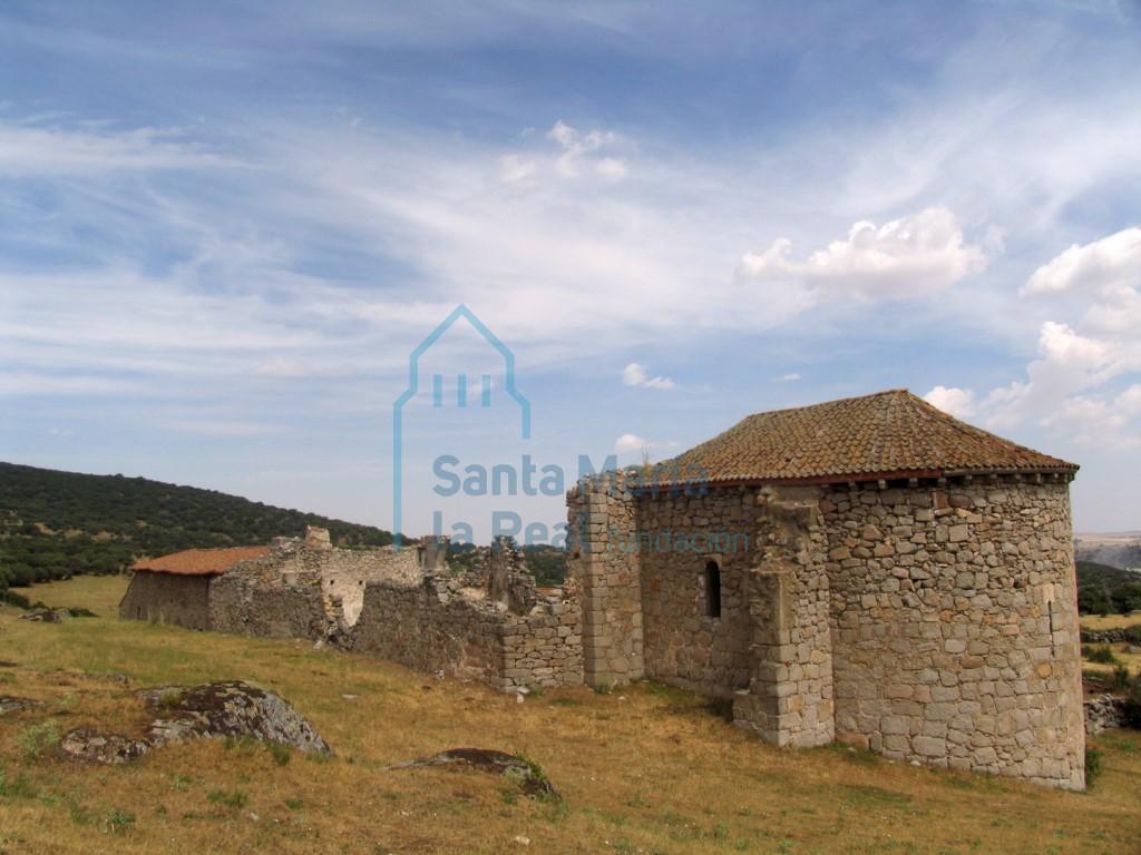 Vista general de la ermita