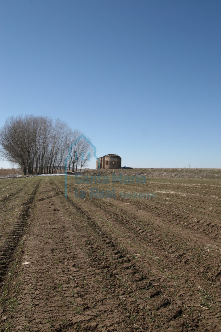 Vista de la ermita desde el sureste