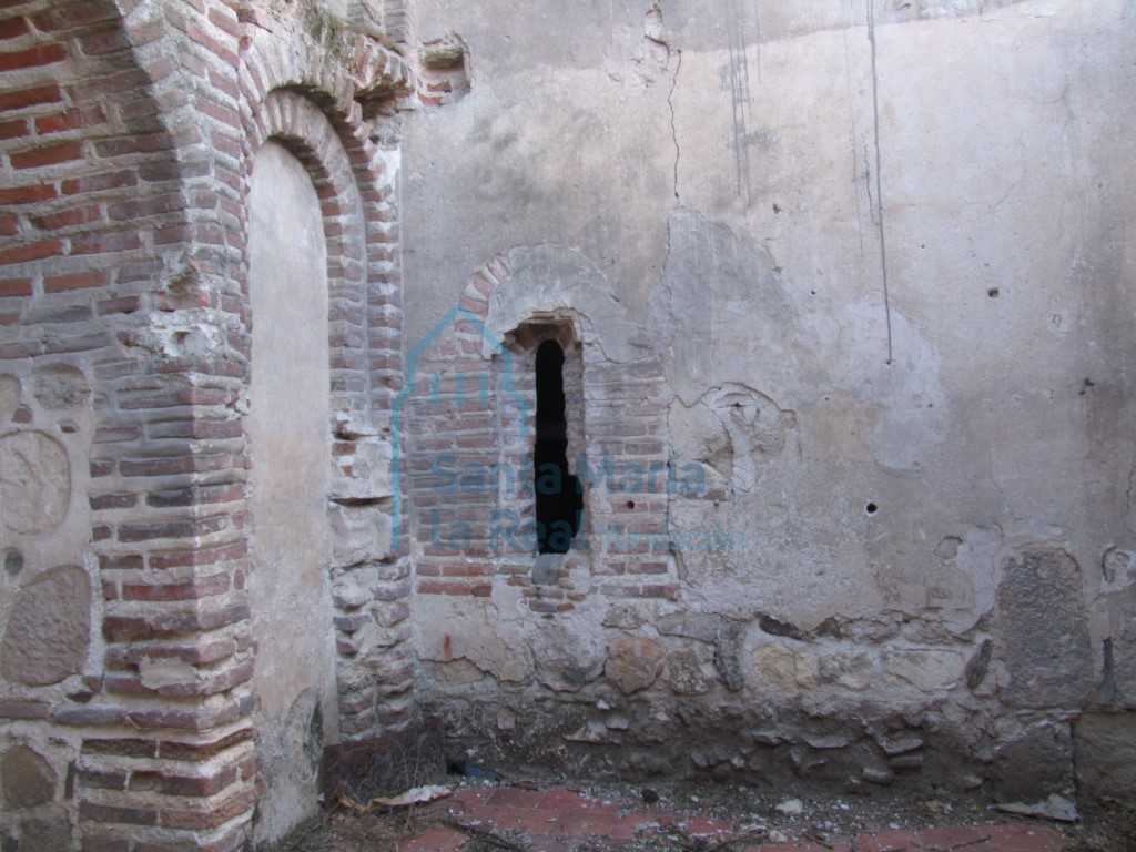 Detalle del muro septentrional