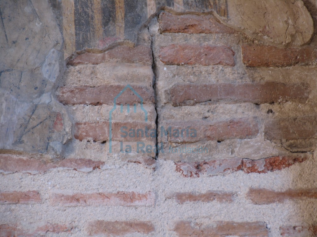 Detalle del interior de la hornacina