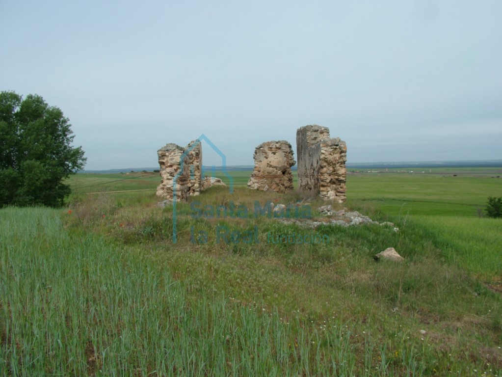Interior de la ruina