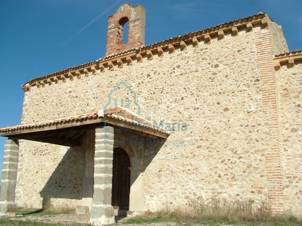 Vista de la fachada sur