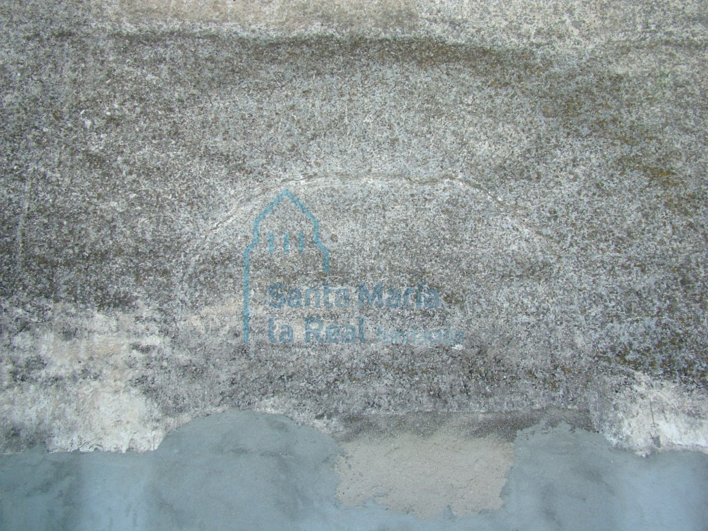 Arco cegado de la fachada septentrional