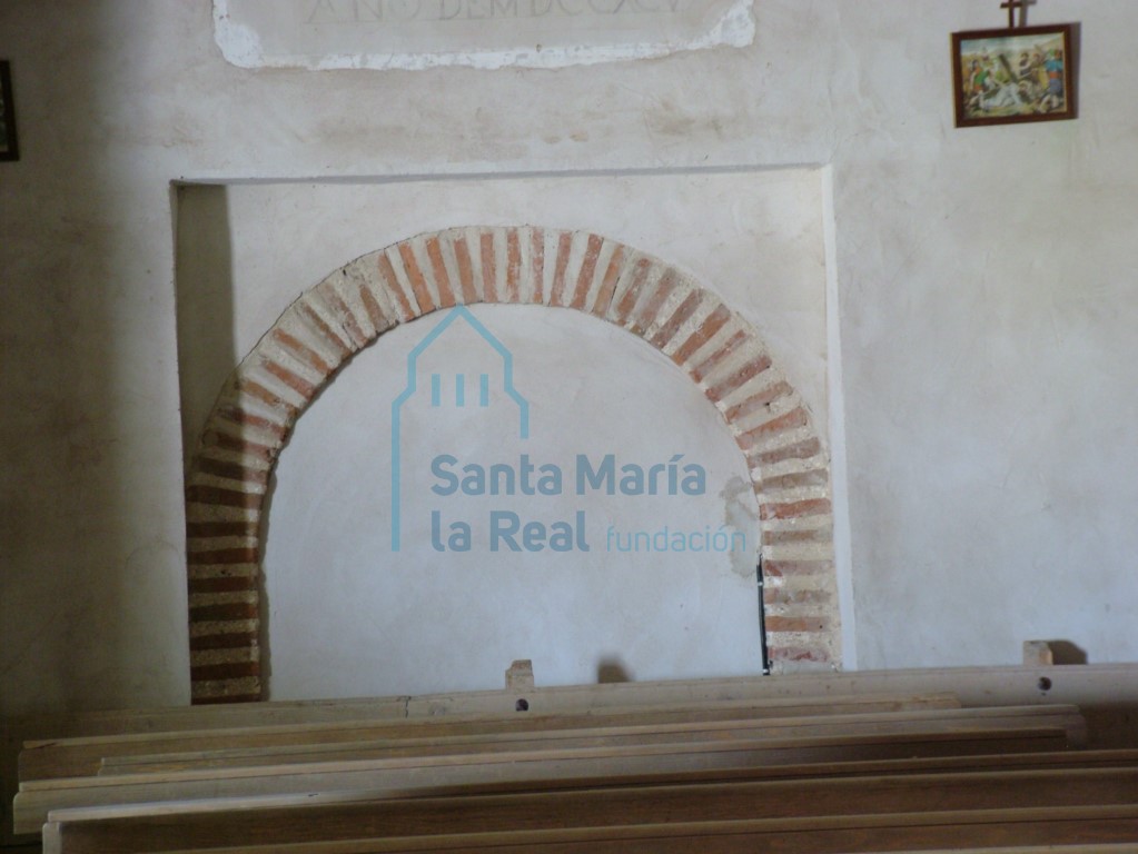 Arco de ladrillo del trascoro