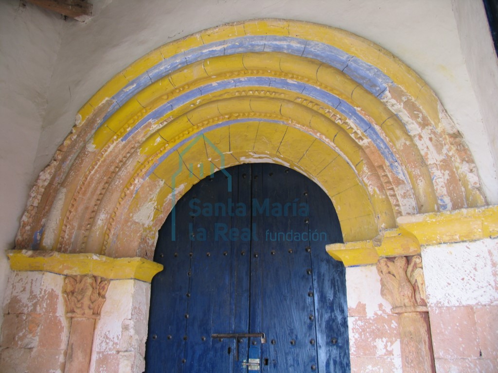 Detalle de las arquivoltas