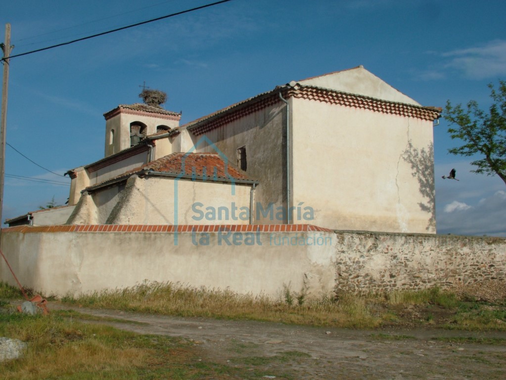 El templo desde el sur