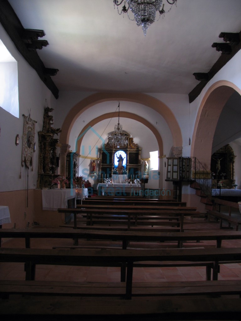 Interior desde los pies