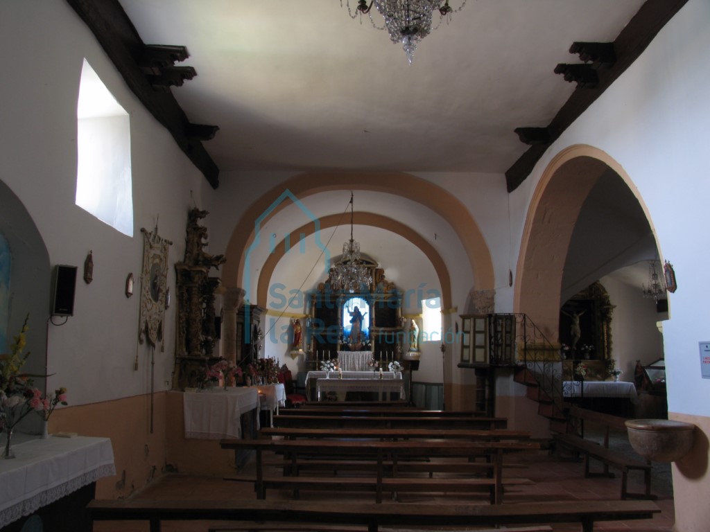 Interior desde los pies