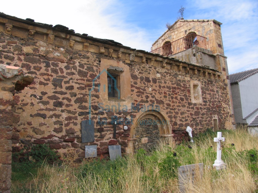 Vista del muro norte