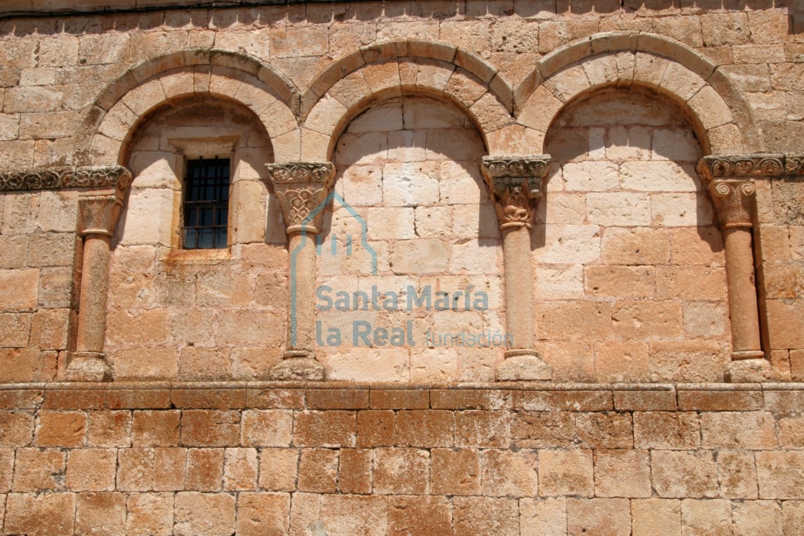 Detalle de las arquerías