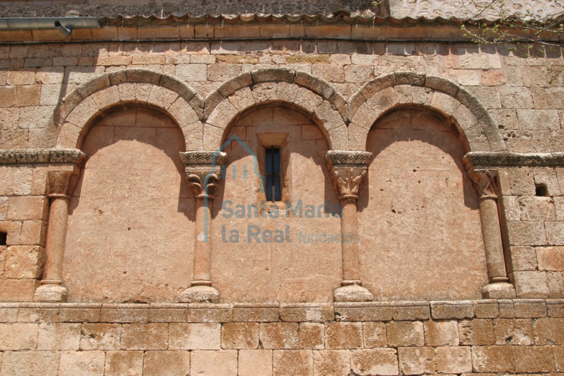 Detalle de las arquerías