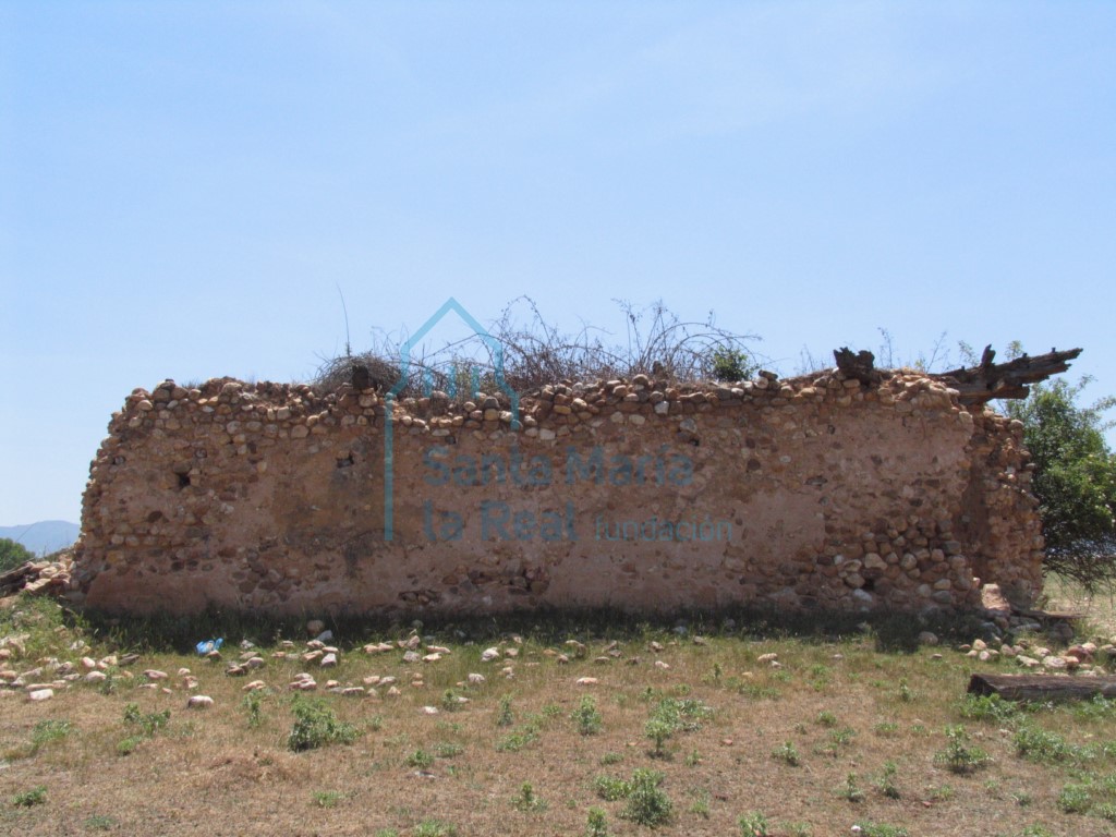 Vista del muro norte