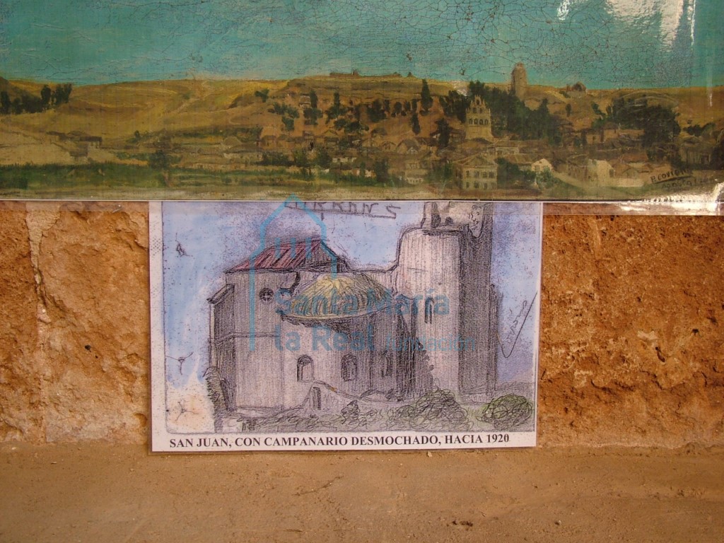 Dibujo donde aparece la torre la iglesia Dibujo donde aparece la torre la iglesia