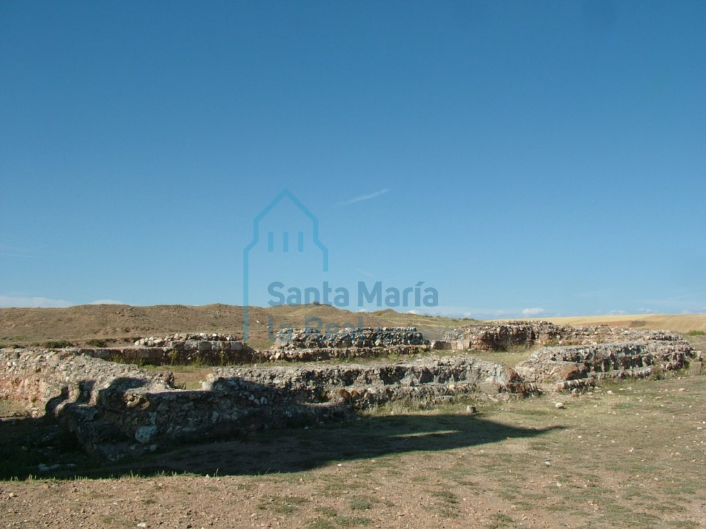 Vista de las ruinas desde el suroeste