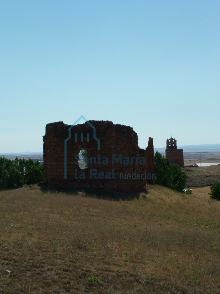 Vista de la cabecera de la iglesia