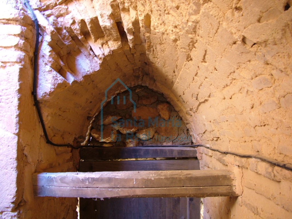 Bóveda del interior de la torre