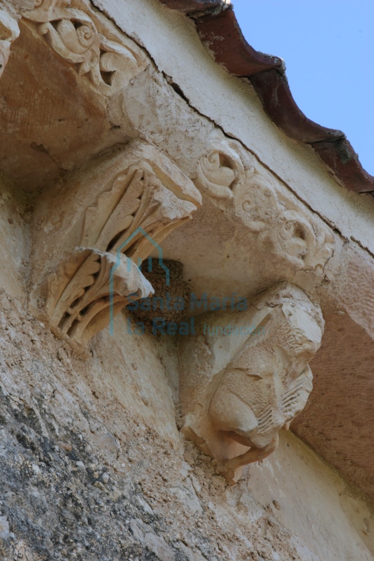 Canecillos del muro meridional de la nave