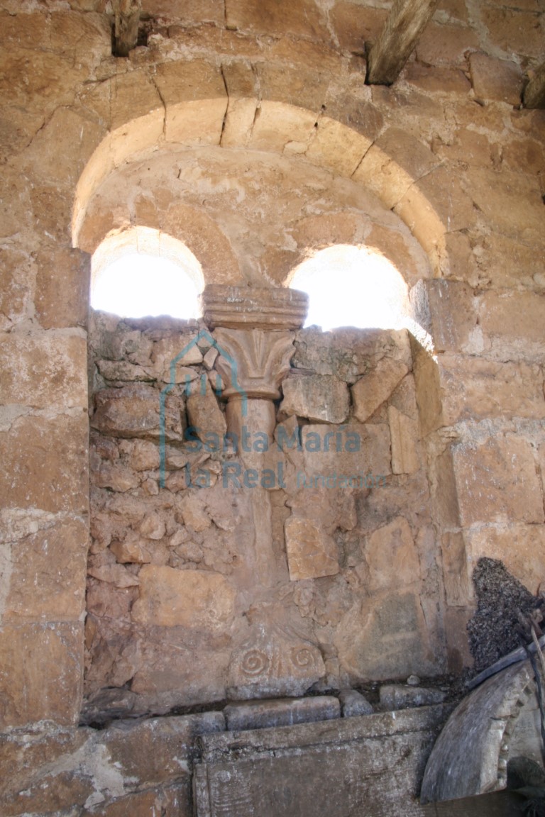 Vano desde el interior de la torre