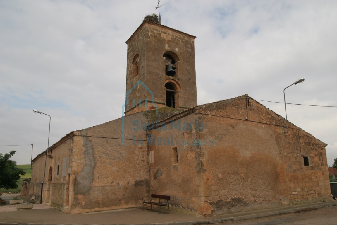 Vista de la iglesia desde sudeste