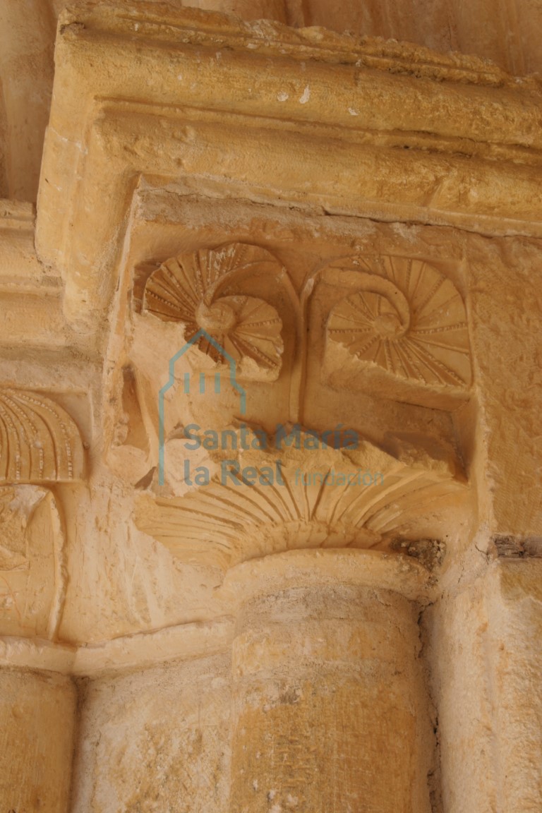 Capitel de la portada meridional