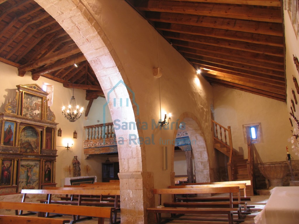 Interior de la iglesia
