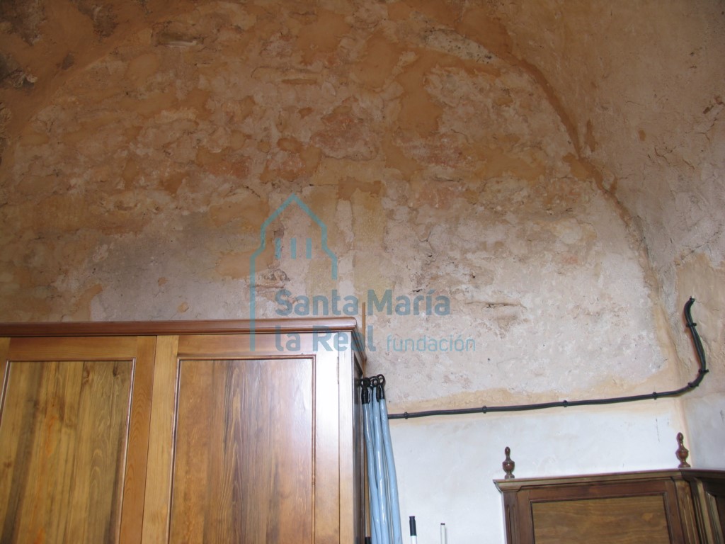 Bóveda y vano cegado en la sacristía