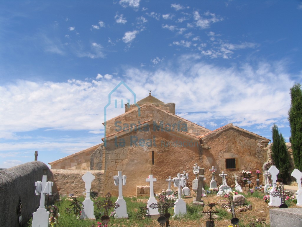 Vista de la fachada oriental