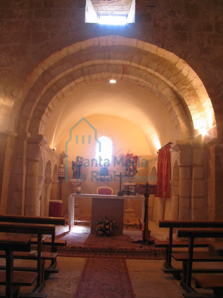 Vista desl interior de la cabecera