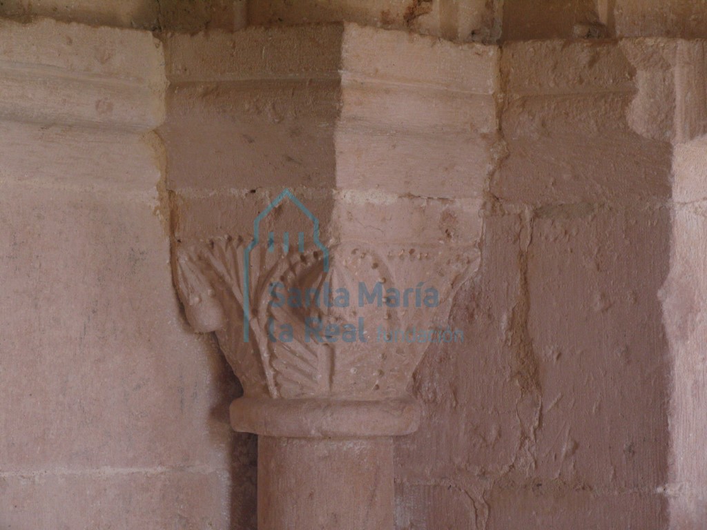 Capitel de la portada meridional Capitel de la portada meridional