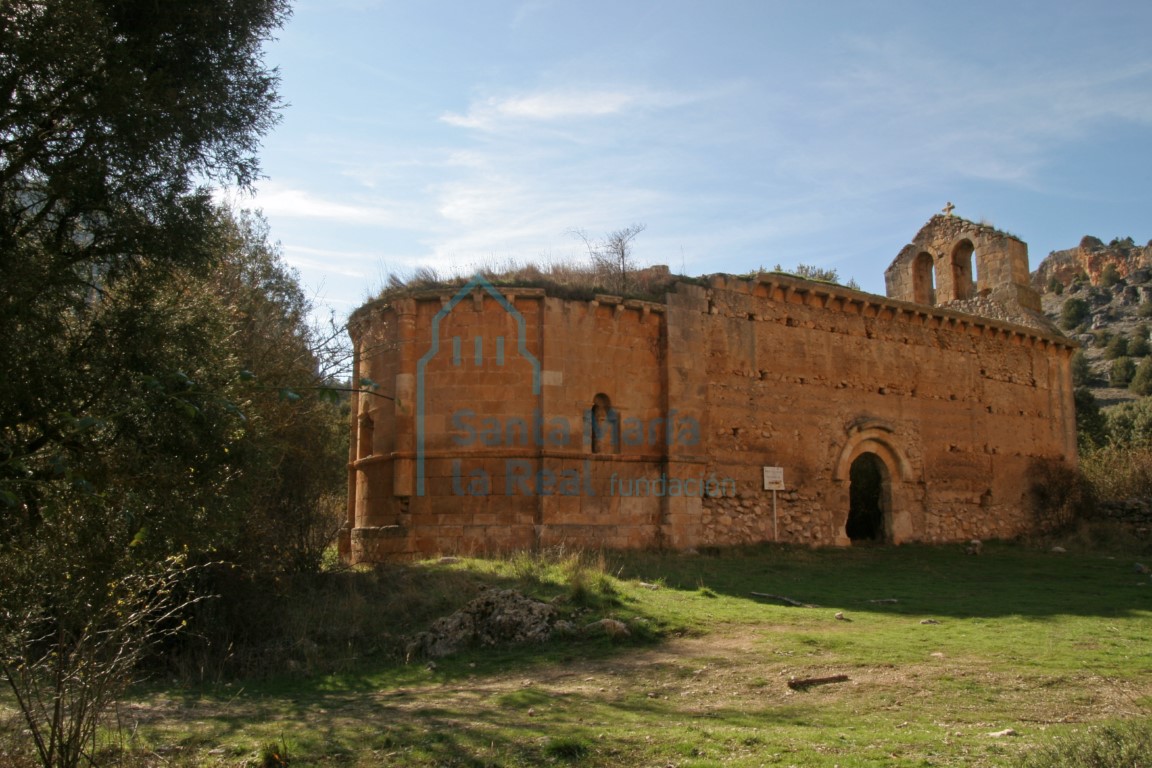 La iglesia desde el noreste