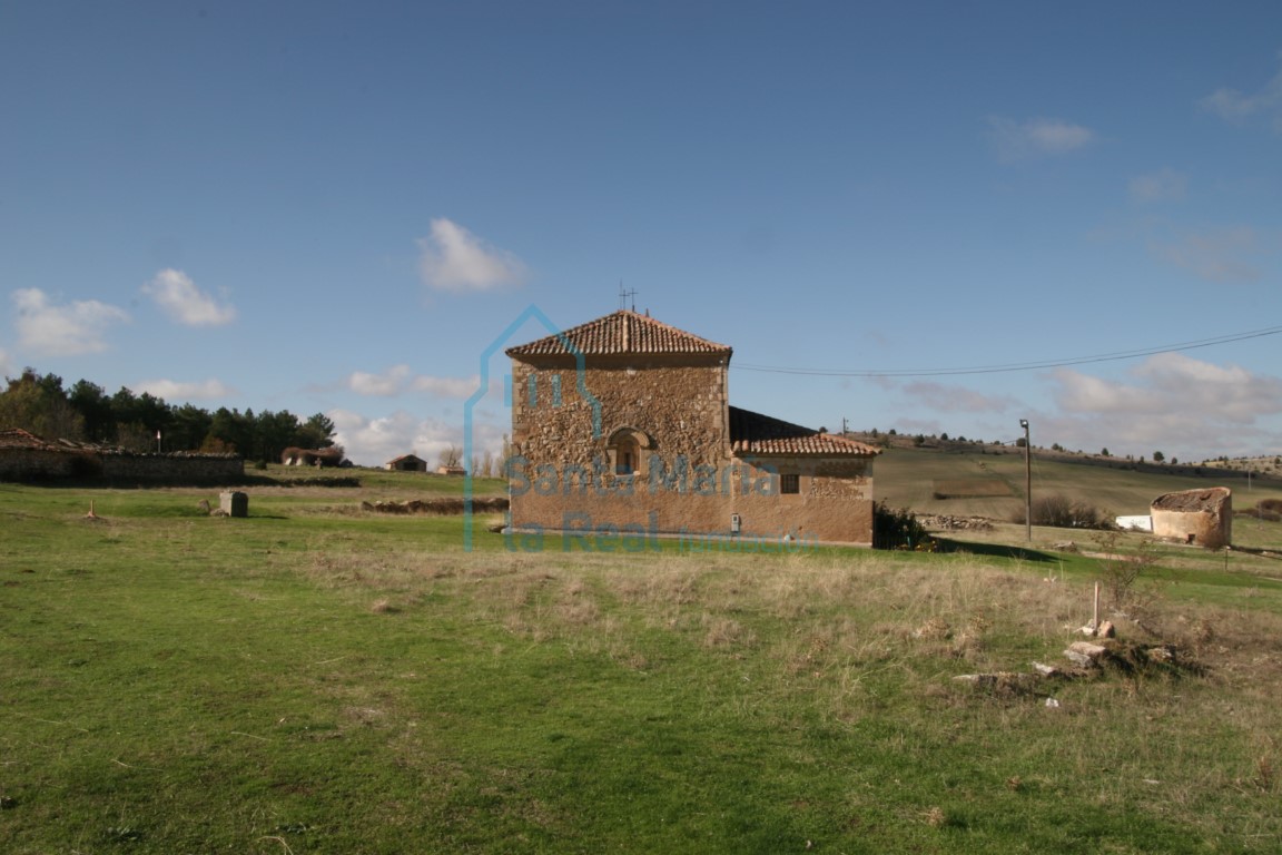 Vista exterior desde la fachada oriental