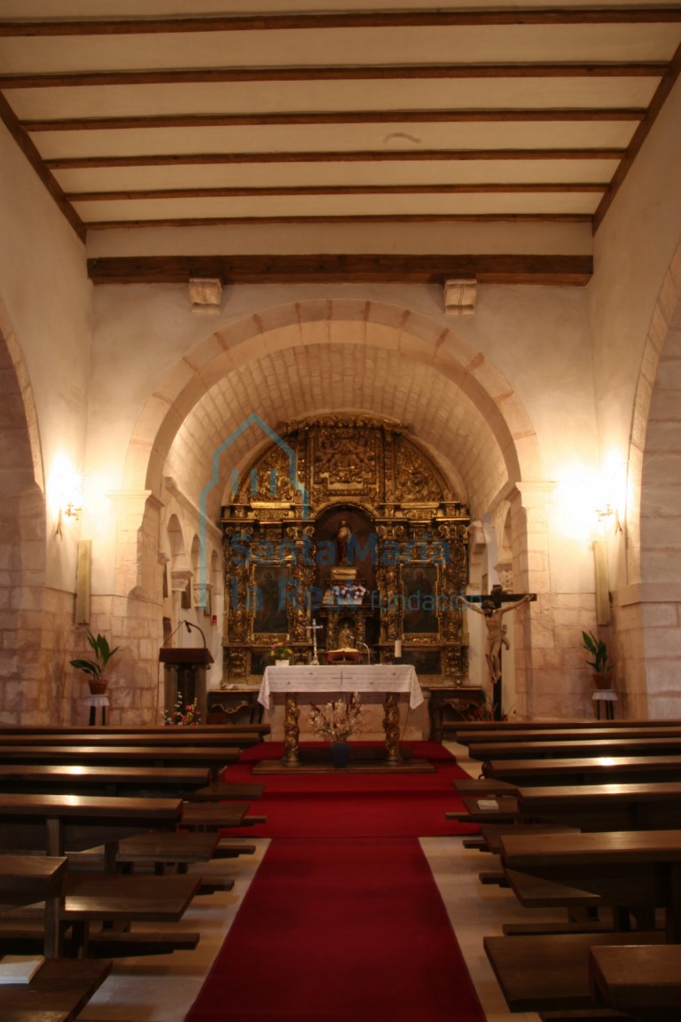 Interior desde los pies