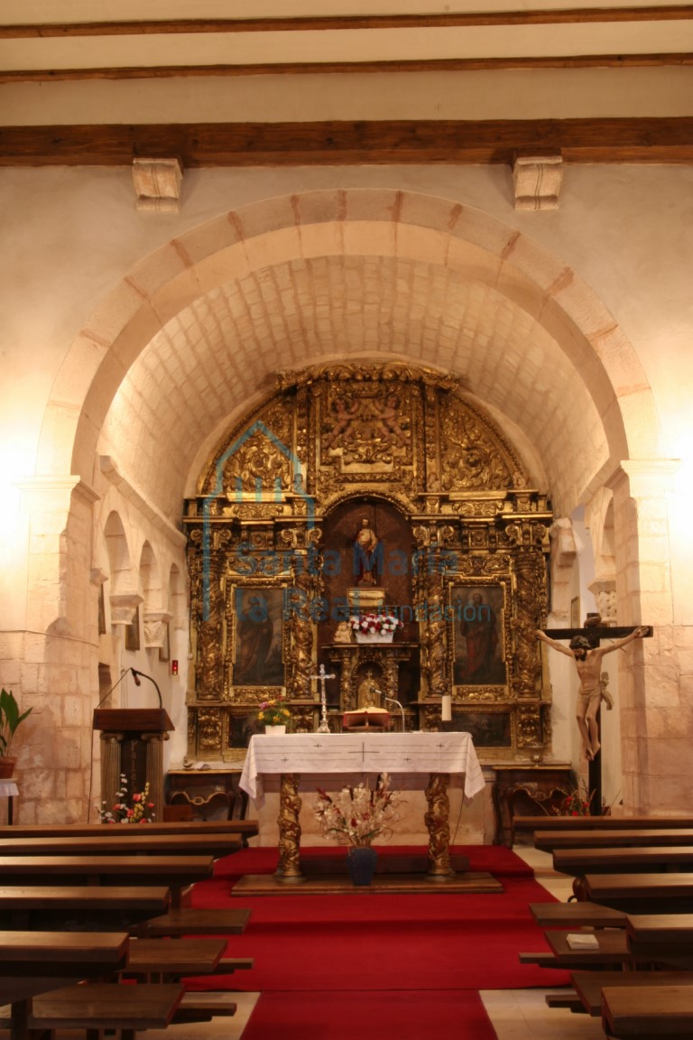 Interior desde los pies