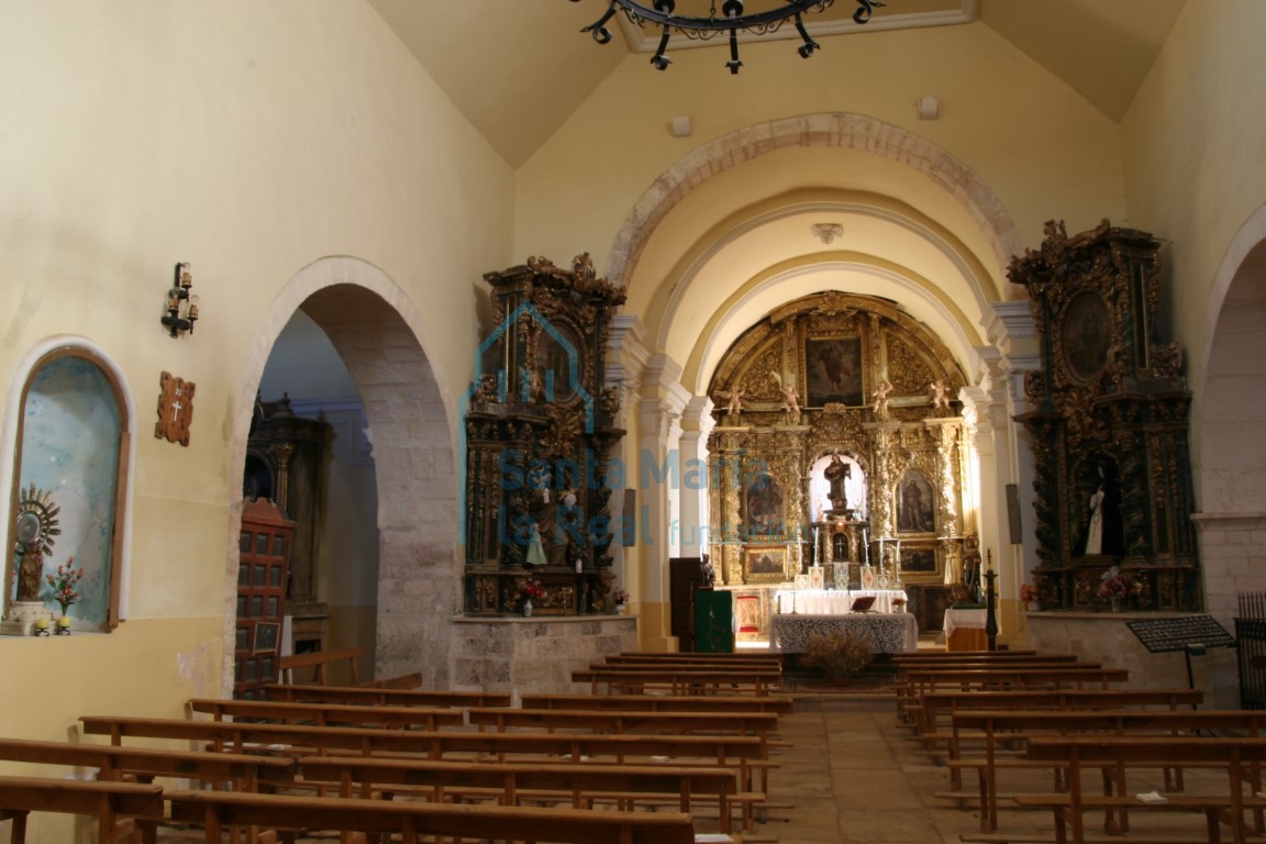 Vista del interior de la iglesia