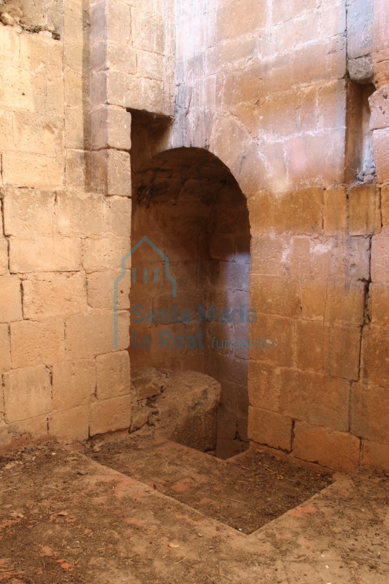 Interior del cuerpo de la torre