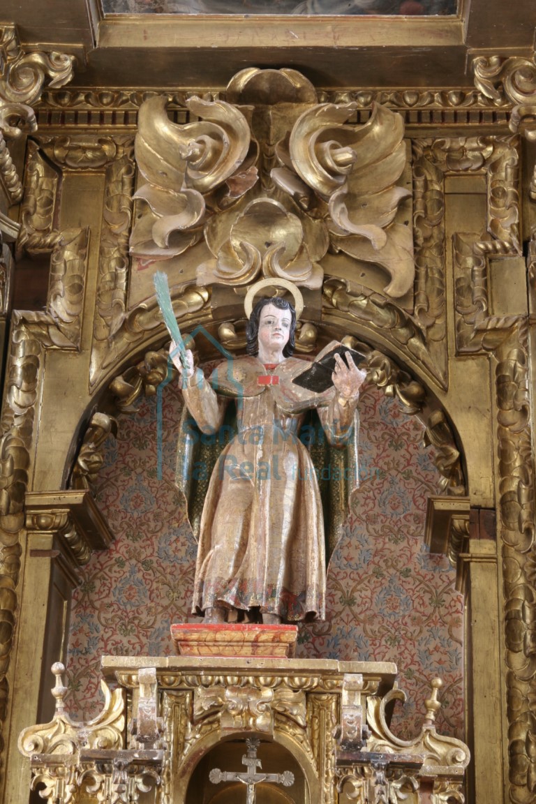 Detalle del retablo de la cabecera