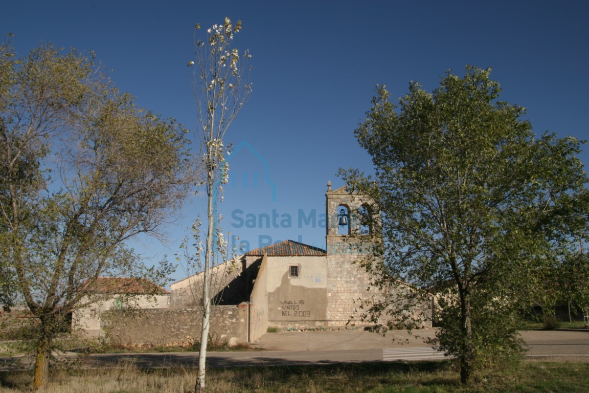 Vista de la fachada occidental