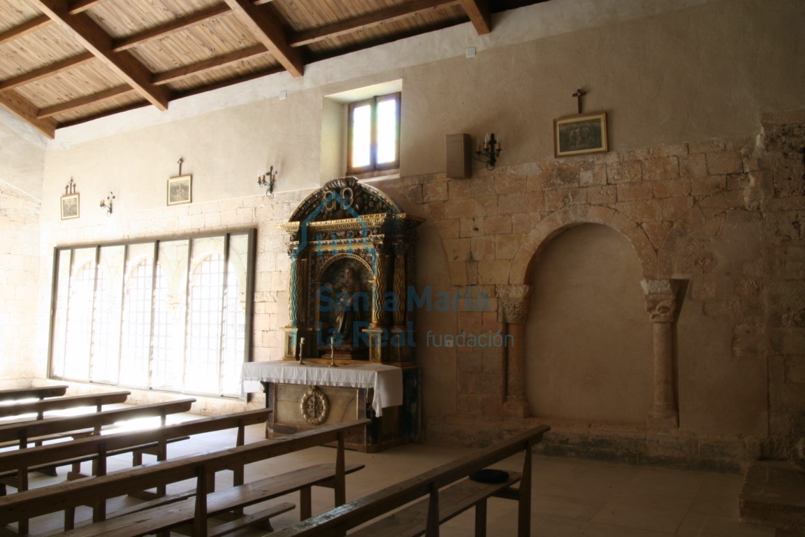 Vista del interior de la nave sur