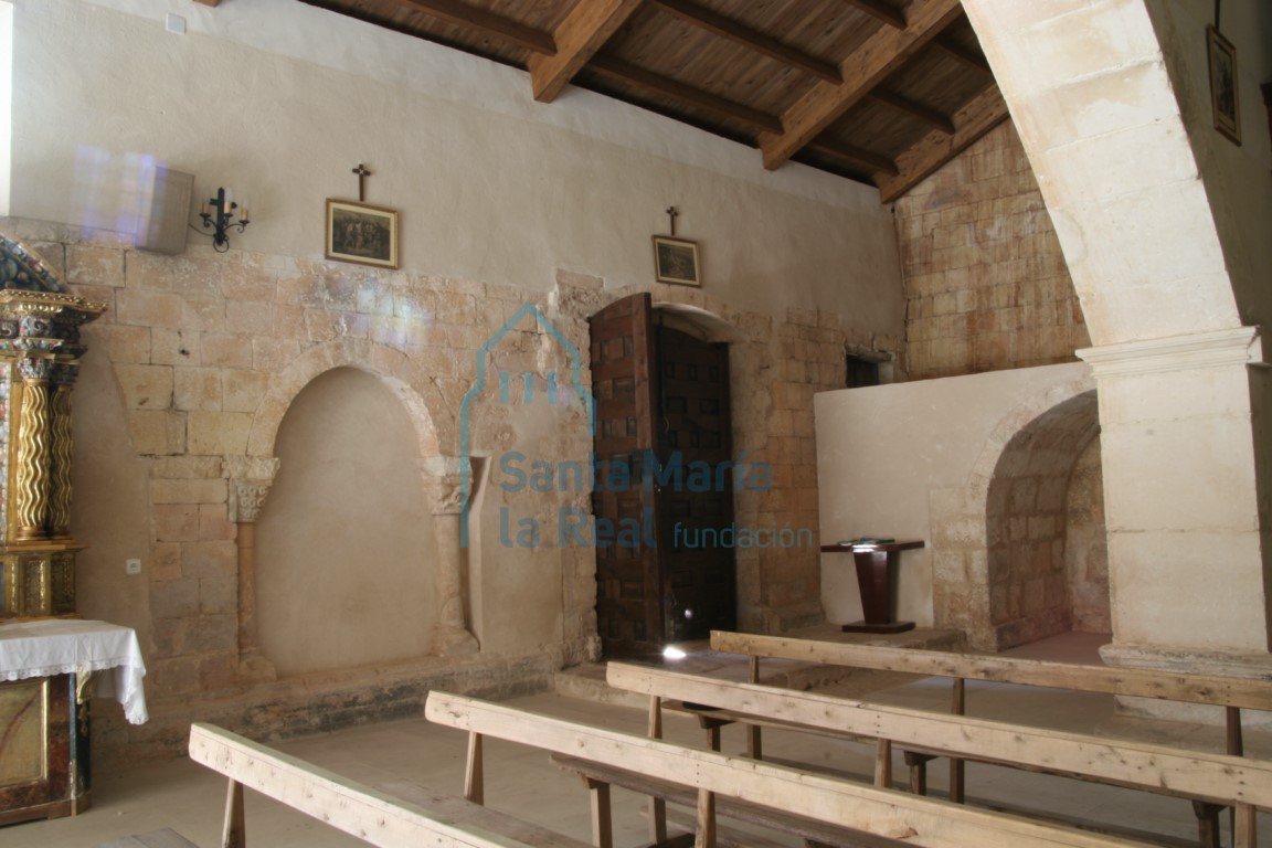 Vista del interior de la nave sur
