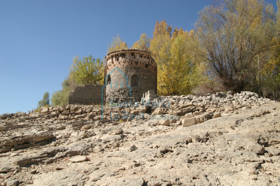 Vista del exterior del ábside
