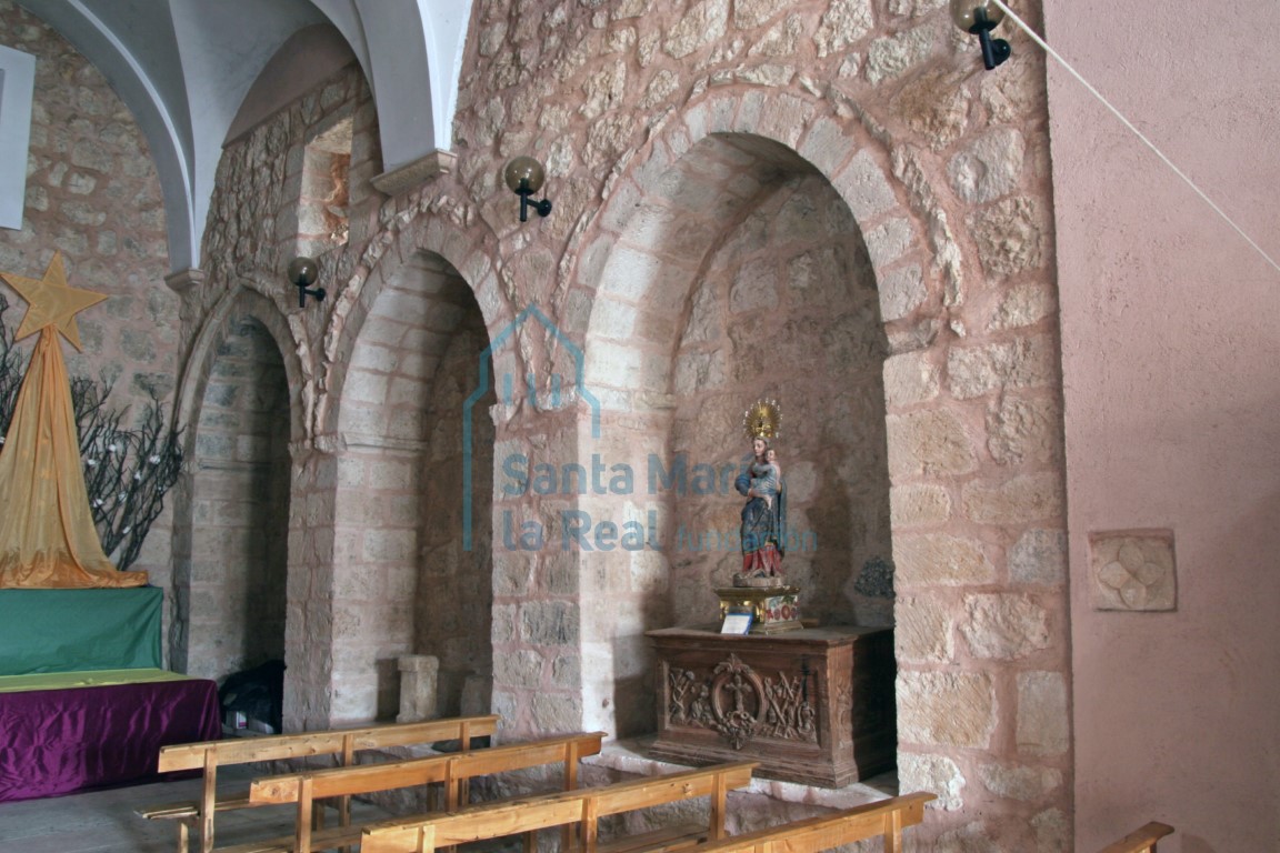 Interior de la colateral
