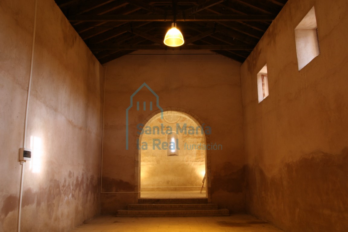 Interior de la ermita