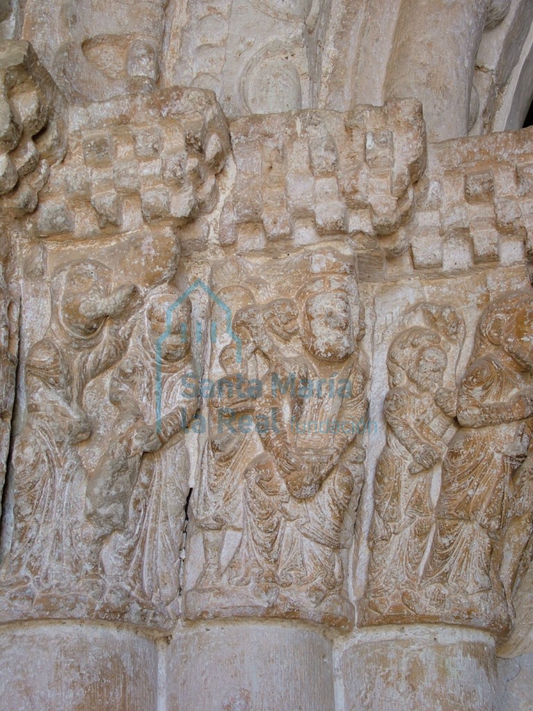 Capiteles de la portada. Escenas de la Matanza de los inocentes