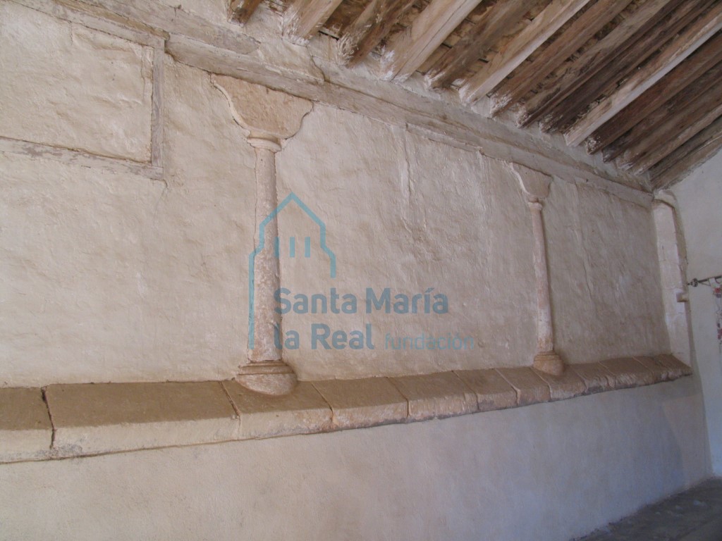 Interior del pórtico