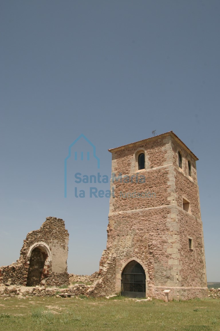 Restos del monasterio desde el sur