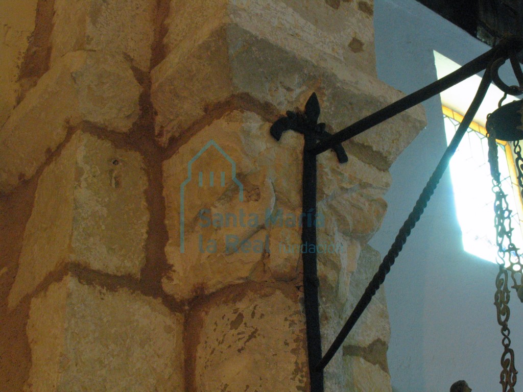 Detalle arco triunfal de medio punto doblado